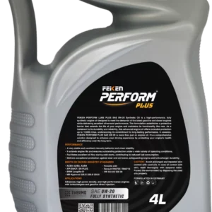 PERFORM LUBE PLUS ENGINE OIL SAE 0W-20